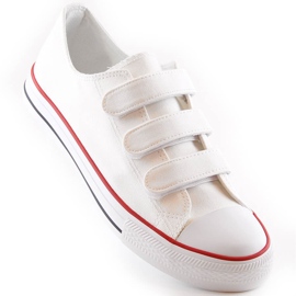 Deportivas Atletico CNSD-1 blancas con velcros blanco 1 Deportivas Atletico CNSD-1 blancas con velcros blanco 1
