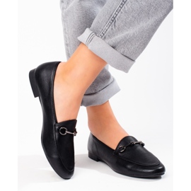 Mocasines negros de mujer VINCEZA 2