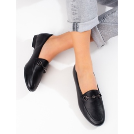 Mocasines negros de mujer VINCEZA 3