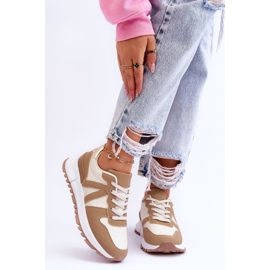 Deportivas Mujer Elliot Beige Bajas 1