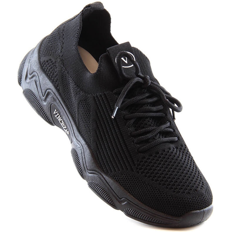 Deportivas sin cordones mujer negras Vinceza 13574 negro 1