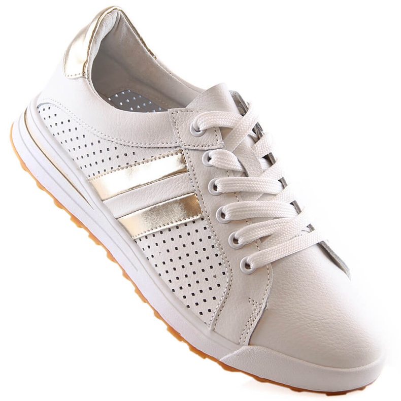 Deportivas mujer piel calada Filippo DP4477 blanco 1 Deportivas mujer piel calada Filippo DP4477 blanco 1