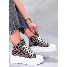 BM tenis altos Tiger Leopard marrón 3