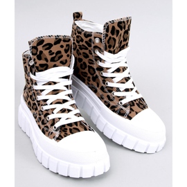 BM tenis altos Tiger Leopard marrón 4