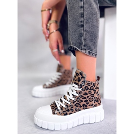 BM tenis altos Tiger Leopard marrón 1