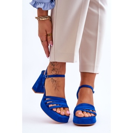 Sandalias Mujer Plataforma Ante Azul Verda 1 Sandalias Mujer Plataforma Ante Azul Verda 1