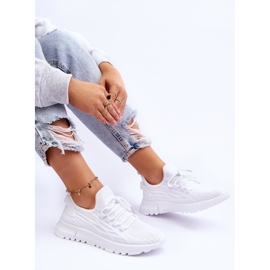 FB2 Zapatillas deportivas sin cordones para mujer White Rosett blanco 7
