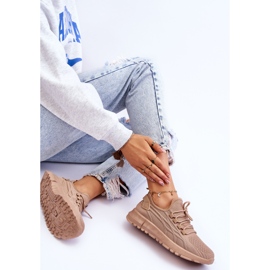 FB2 Zapatillas sin Cordones para Mujer Beige Oscuro Rosett marrón 6