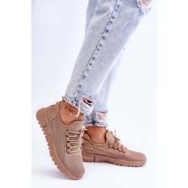 FB2 Zapatillas sin Cordones para Mujer Beige Oscuro Rosett marrón 2