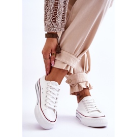 FB2 Zapatillas De Mujer On A Massive Platform White Ember blanco 2
