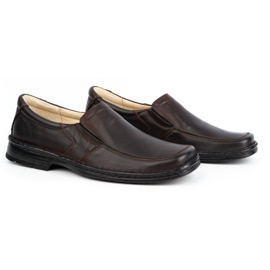 WASAK Slip-on de hombre en piel 0114W marrón 2 WASAK Slip-on de hombre en piel 0114W marrón 2