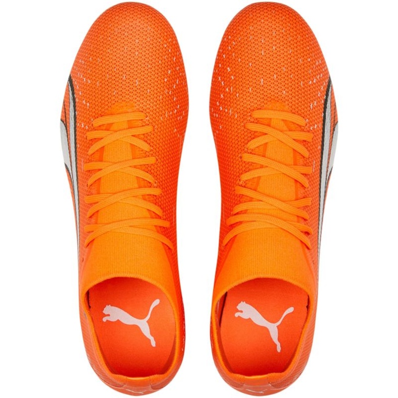 Puma Ultra Match FG/AG M 107217 01 zapatos de fútbol naranja naranjas y tintos 1