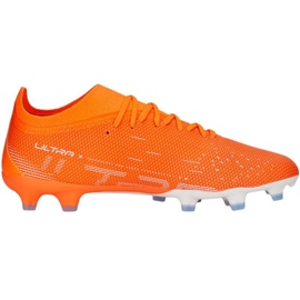 Puma Ultra Match FG/AG M 107217 01 zapatos de fútbol naranja naranjas y tintos 2