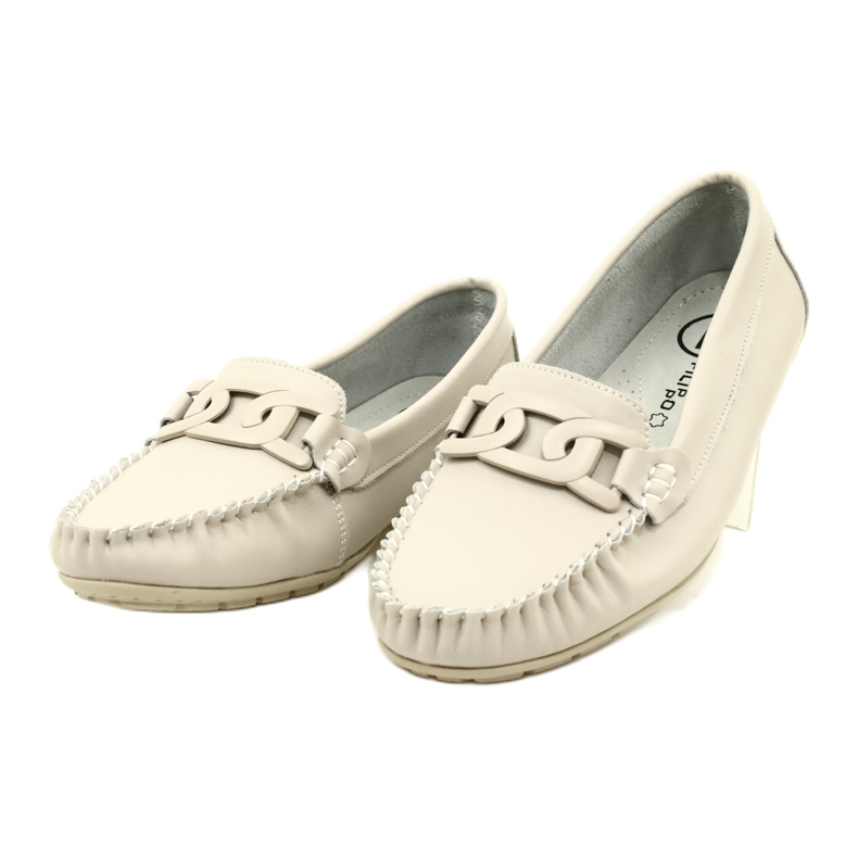 Mocasines Mujer en Piel Filippo DP4547 Beige 8
