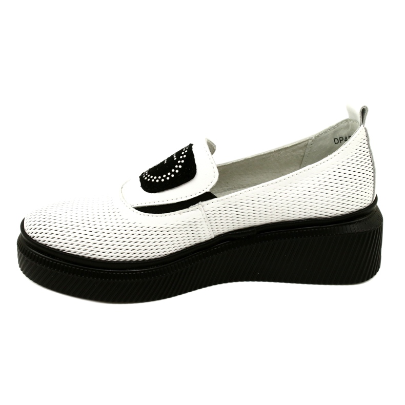 Filippo Zapatos de mujer de cuero con estilo blanco DP4572/23 WH 2