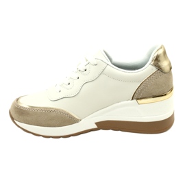 Filippo DP4660/23 WH BE Calzado deportivo con cordones de mujer Blanco y Beige 2 Filippo DP4660/23 WH BE Calzado deportivo con cordones de mujer Blanco y Beige 2