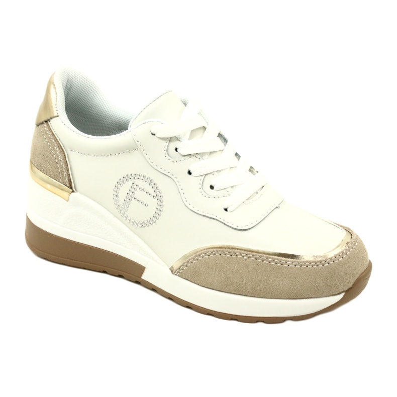 Filippo DP4660/23 WH BE Calzado deportivo con cordones de mujer Blanco y Beige 1 Filippo DP4660/23 WH BE Calzado deportivo con cordones de mujer Blanco y Beige 1