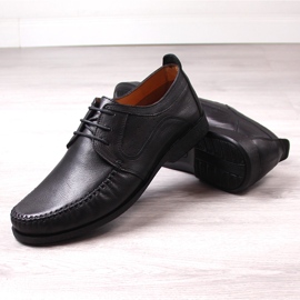 Mocasines de hombre cómodos en piel negros T.Sokolski W21-900 4