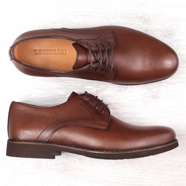 Zapatos de cordones para hombre en piel marrón T.Sokolski W21-903 3