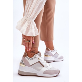 Deportivas Mujer Cuña Chevre Blanco 3