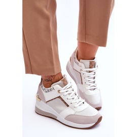Deportivas Mujer Cuña Chevre Blanco 5
