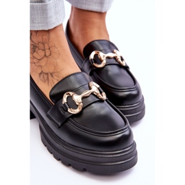 FJ1 Mocasines Mujer Piel Sin Cordones Negro Albie 7