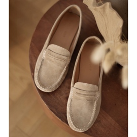 Marco Shoes Mocasines ante beige 8