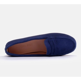Marco Shoes Mocasines ante azul 6