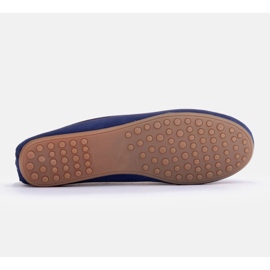 Marco Shoes Mocasines ante azul 5