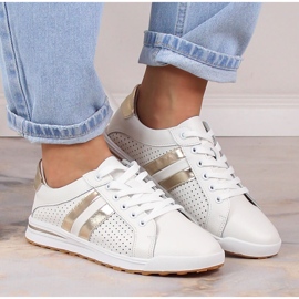 Deportivas mujer piel calada Filippo DP4477 blanco 4