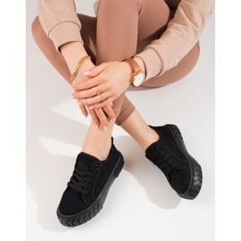 Deportivas Shelovet mujer negras negro 3