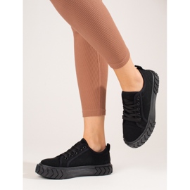 Deportivas Shelovet mujer negras negro 1