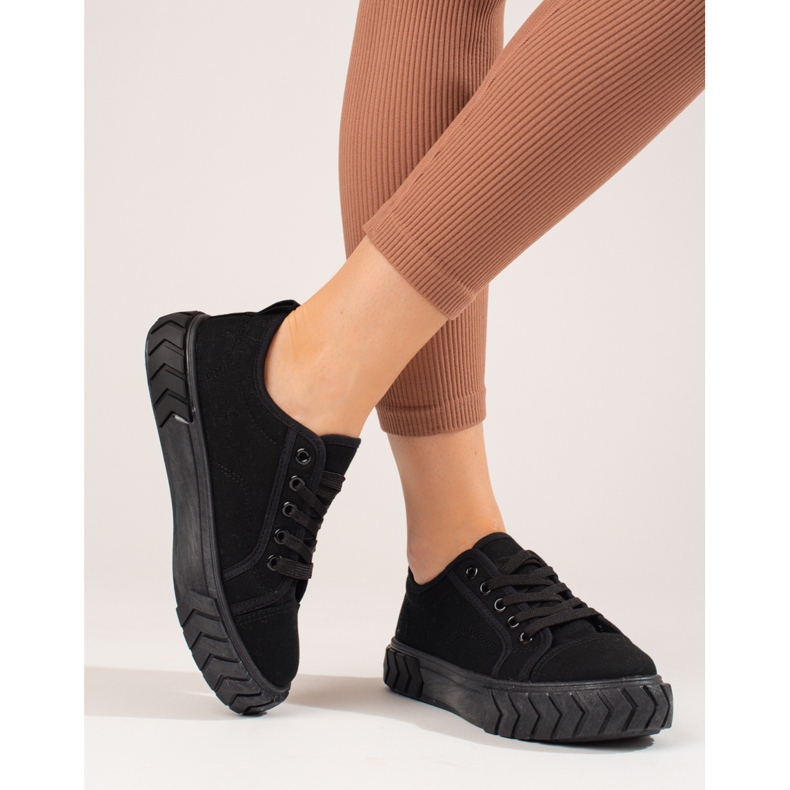 Deportivas Shelovet mujer negras negro 2