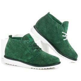 New Age Botas de mujer verde 1