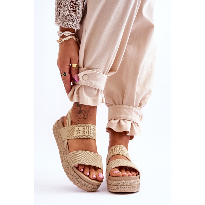 Sandalias Mujer Big Star LL274858 Beige marrón 1