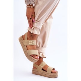 Sandalias Mujer Big Star LL274858 Beige marrón 4