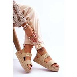 Sandalias Mujer Big Star LL274858 Beige marrón 6