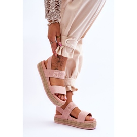 Sandalias Mujer Big Star LL274859 Rosa rosado 5