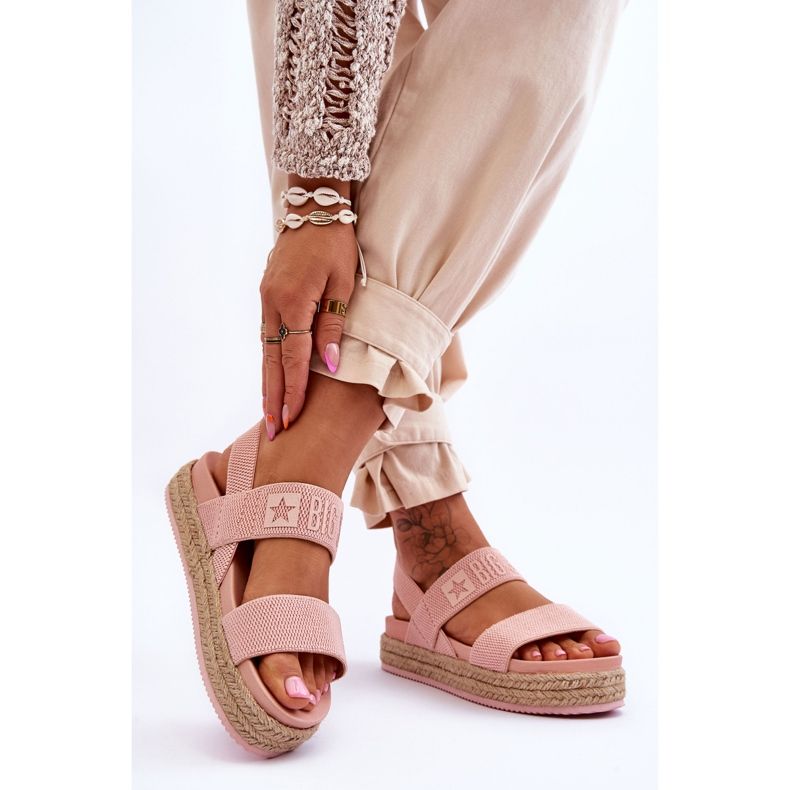 Sandalias Mujer Big Star LL274859 Rosa rosado 2