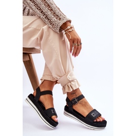 Sandalias Mujer Plataforma Cómodas Big Star LL274870 Negro 5