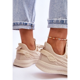 Zapatillas sin cordones para mujer Big Star LL274714 Beige 7