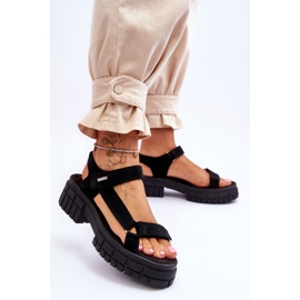 Sandalias Mujer Ante Big Star LL276035 Negro 4