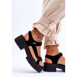 Sandalias Mujer Ante Big Star LL276035 Negro 3