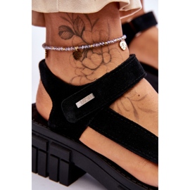 Sandalias Mujer Ante Big Star LL276035 Negro 5
