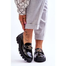 Vinceza Mocasines Mujer Lacados Negro Sanvi 1