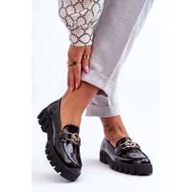 Vinceza Mocasines Mujer Lacados Negro Sanvi 2