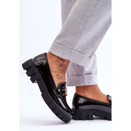 Vinceza Mocasines Mujer Lacados Negro Sanvi 4