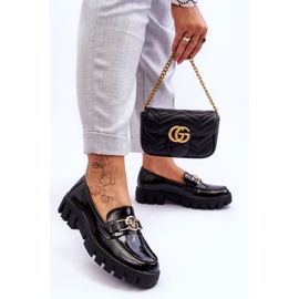 Vinceza Mocasines Mujer Lacados Negro Sanvi 5