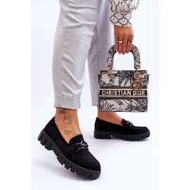 Vinceza Mocasines Mujer Ante Negro Sanvi 3