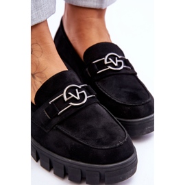 Vinceza Mocasines Mujer Ante Negro Sanvi 6